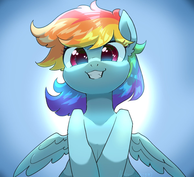 Size: 1200x1091 | Tagged: safe, artist:yukkuri_yu_yu, derpibooru import, rainbow dash, pegasus, cute, dashabetes, female, image, png, solo