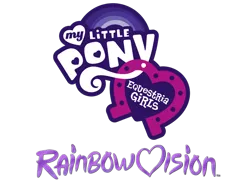 Size: 916x695 | Tagged: safe, artist:user15432, derpibooru import, equestria girls, equestria girls logo, fanmade logo, image, logo, my little pony logo, png, rainbow high, rainbow vision, simple background, transparent background, vector