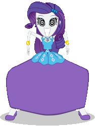 Size: 2595x3457 | Tagged: safe, artist:cartoonmasterv3, derpibooru import, rarity, human, equestria girls, clothes, dress, gif, humanized, hypno eyes, hypnosis, hypnotized, image, long dress, long skirt, simple background, skirt, solo, transparent background, wat