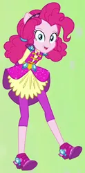Size: 380x770 | Tagged: safe, artist:supecrossover, derpibooru import, pinkie pie, human, equestria girls, clothes, crystal guardian, female, g4, image, png, shoes, solo