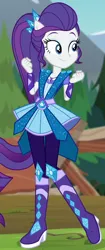 Size: 400x950 | Tagged: safe, artist:supecrossover, derpibooru import, rarity, human, equestria girls, boots, clothes, crystal guardian, female, g4, high heel boots, image, png, shoes, solo