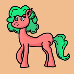 Size: 1172x1172 | Tagged: safe, artist:crystaline, derpibooru import, oc, earth pony, pony, derpibooru exclusive, female, gradient mane, image, png, raised hoof, simple background, solo, standing