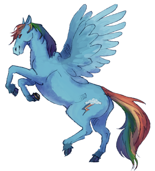 Size: 1833x2010 | Tagged: safe, artist:enemy-art, derpibooru import, rainbow dash, pegasus, image, png, realistic, realistic horse legs