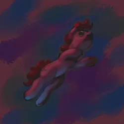 Size: 4800x4800 | Tagged: safe, artist:docwario, derpibooru import, pinkie pie, flying, image, png, solo, surreal