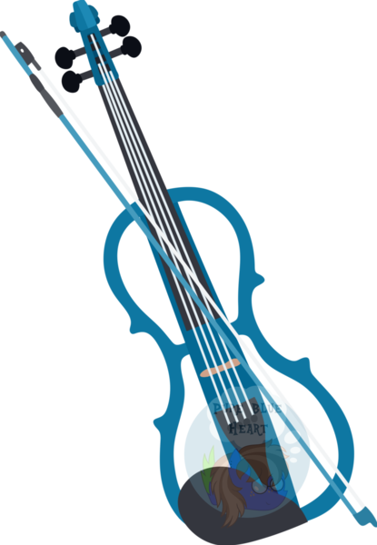 Size: 958x1384 | Tagged: safe, artist:pure-blue-heart, derpibooru import, commission, cutie mark, cutie mark only, electric violin, image, musical instrument, no pony, obtrusive watermark, png, simple background, solo, transparent background, violin, watermark