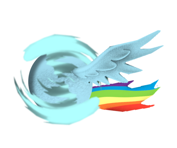 Size: 978x817 | Tagged: safe, artist:transparentjiggly64, derpibooru import, rainbow dash, pegasus, 3d, ball, image, png, rainball, rolling, simple background, spin dash, tail, transparent background