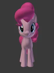 Size: 773x1034 | Tagged: safe, artist:garrettss1997, derpibooru import, pinkie pie, earth pony, pony, 3d, female, gray background, image, jpeg, simple background, solo, source filmmaker