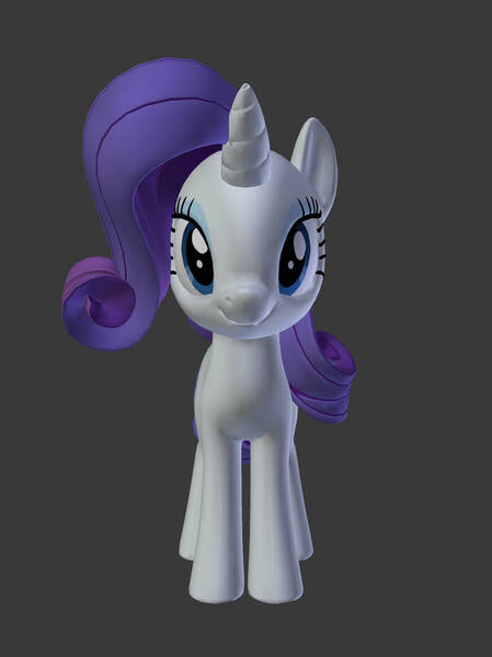 Size: 773x1034 | Tagged: safe, artist:garrettss1997, derpibooru import, rarity, pony, unicorn, 3d, female, g4, gray background, image, jpeg, simple background, solo, source filmmaker