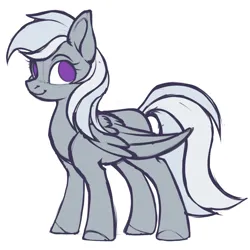 Size: 2048x2048 | Tagged: safe, derpibooru import, silverspeed, pegasus, pony, female, full body, g4, image, mare, png, sketch, solo, standing