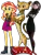 Size: 1512x2016 | Tagged: safe, artist:cutler1228, derpibooru import, edit, edited screencap, screencap, sunset shimmer, anthro, human, octopus, equestria girls, equestria girls series, g4, spoiler:eqg series (season 2), 1000 hours in ms paint, 1000 years in photoshop, boots, clothes, gia, high heel boots, hotel transylvania, image, jacket, karate, madagascar (dreamworks), mavis, png, reference, running, shirt, shoes, skirt
