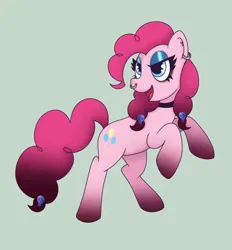 Size: 626x676 | Tagged: safe, artist:pinkiedoodlepie, derpibooru import, pinkie pie, earth pony, pony, female, g4, image, jpeg, punk, punkie pie, simple background, solo