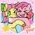 Size: 2048x2048 | Tagged: safe, artist:daisy_marshmallow, derpibooru import, posey (g5), pony, g5, blushing, commission, duo, holiday, hug, image, png, shipping, smiling, valentine's day, windy (g5), xd, ych result
