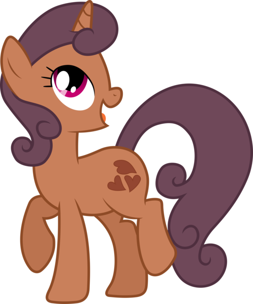 Size: 4821x5811 | Tagged: safe, anonymous editor, artist:90sigma, derpibooru import, edit, cocoa caliente, pony, unicorn, season 1, winter wrap up, .svg available, absurd resolution, background pony, female, g4, image, mare, open mouth, open smile, palette swap, png, recolor, simple background, smiling, solo, transparent background, vector