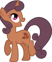 Size: 4821x5811 | Tagged: safe, anonymous editor, artist:90sigma, derpibooru import, edit, cocoa caliente, pony, unicorn, season 1, winter wrap up, .svg available, absurd resolution, background pony, female, g4, image, mare, open mouth, open smile, palette swap, png, recolor, simple background, smiling, solo, transparent background, vector