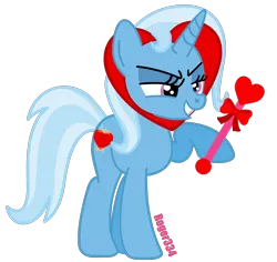 Size: 1800x1700 | Tagged: safe, artist:roger334, banned from derpibooru, deleted from derpibooru, derpibooru import, trixie, pony, unicorn, female, holiday, image, mare, png, simple background, solo, transparent background, valentine's day