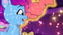 Size: 3072x1727 | Tagged: safe, derpibooru import, screencap, pony, unicorn, g5, my little pony: tell your tale, spoiler:g5, spoiler:my little pony: tell your tale, spoiler:tyts02e05, cute, female, image, jpeg, mare, misty brightdawn, misty-rious new room, mistybetes, open mouth, open smile, rebirth misty, smiling, solo