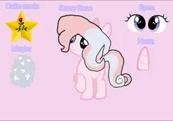 Size: 2360x1640 | Tagged: safe, derpibooru import, oc, oc:starry rose, unofficial characters only, pony, unicorn, base used, female, filly, foal, horn, image, magical lesbian spawn, offspring, parent:moondancer, parent:starlight glimmer, parents:glimmerdancer, pink background, png, shy, simple background, solo, unicorn oc