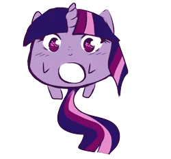 Size: 1745x1620 | Tagged: safe, artist:aisuroma, derpibooru import, twilight sparkle, ponified, food pony, original species, pony, unicorn, bagel, bread, chibi, emoticon, food, image, png, simple background, smiling, solo, transparent background
