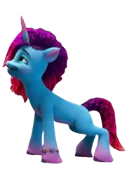 Size: 600x800 | Tagged: episode needed, safe, derpibooru import, edit, edited screencap, editor:dracoawesomeness, screencap, pony, unicorn, g5, my little pony: make your mark, spoiler:my little pony: make your mark, bracelet, coat markings, female, freckles, friendship bracelet, happy, image, jewelry, mare, misty brightdawn, not a vector, open mouth, open smile, png, rebirth misty, smiling, socks (coat marking), solo, unshorn fetlocks