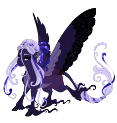 Size: 3600x3800 | Tagged: safe, artist:gigason, derpibooru import, oc, oc:shimmer wine, unofficial characters only, pegasus, pony, colored wings, ethereal wings, female, image, mare, multicolored wings, obtrusive watermark, png, simple background, solo, transparent background, unshorn fetlocks, watermark, wings