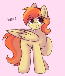Size: 2400x2800 | Tagged: safe, artist:puppie, derpibooru import, oc, oc:carrot spring, pegasus, image, png, solo