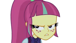 Size: 2560x1440 | Tagged: safe, derpibooru import, sour sweet, human, equestria girls, angry, close-up, g4, image, looking at someone, png, shadowbolts, simple background, solo, transparent background