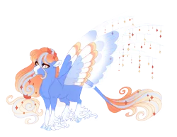 Size: 4800x3700 | Tagged: safe, artist:gigason, derpibooru import, oc, oc:starry mobile, pegasus, pony, colored wings, female, image, mare, multicolored wings, png, simple background, solo, transparent background, unshorn fetlocks, wings