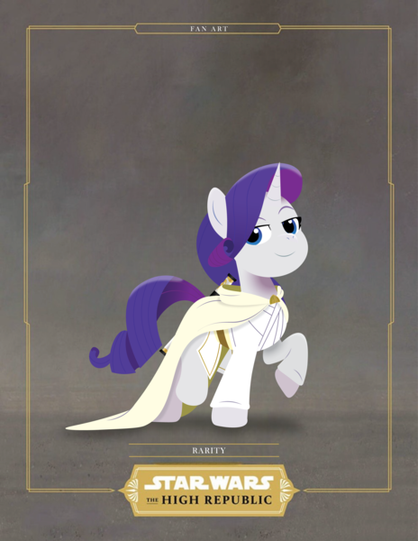 Size: 2552x3300 | Tagged: safe, artist:prixy05, derpibooru import, rarity, pony, unicorn, female, image, jedi, lightsaber, mare, png, solo, star wars, star wars: the high republic, weapon