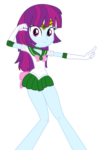 Size: 597x915 | Tagged: artist needed, safe, derpibooru import, mystery mint, human, a queen of clubs, equestria girls, equestria girls series, image, png, sailor jupiter, sailor moon (series)