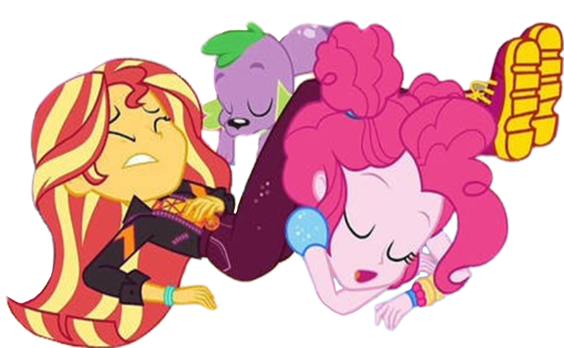 Size: 4086x2520 | Tagged: safe, derpibooru import, edit, edited screencap, editor:homersimpson1983, screencap, pinkie pie, spike, sunset shimmer, dog, human, equestria girls, background removed, female, g4, image, male, not a vector, png