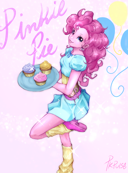 Size: 1232x1668 | Tagged: safe, artist:pkpulse04, derpibooru import, pinkie pie, human, equestria girls, cupcake, food, g4, image, png