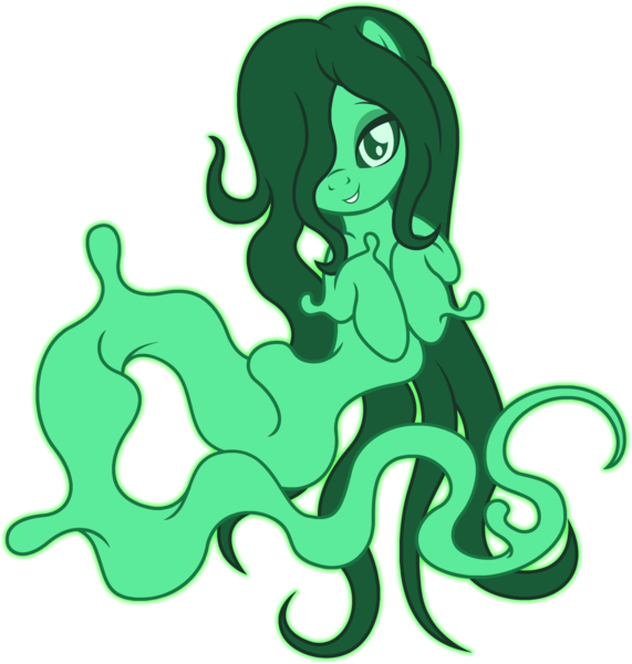 Size: 1854x1948 | Tagged: safe, artist:badumsquish, derpibooru import, oc, oc:malison mint, unofficial characters only, ghost, ghost pony, pony, undead, bedroom eyes, dark sclera, derpibooru exclusive, female, flirting, floating, g4, grin, heart, holiday, image, looking at you, mare, png, pun, raised hoof, raised hooves, simple background, smiling, solo, transparent background