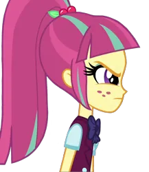 Size: 1252x1440 | Tagged: safe, derpibooru import, sour sweet, human, equestria girls, angry, g4, image, looking at someone, png, shadowbolts, simple background, solo, transparent background