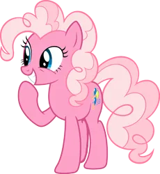 Size: 2494x2705 | Tagged: safe, artist:lizzmcclin, derpibooru import, pinkie pie, pinkie pie (g3), earth pony, pony, g3, female, g3 to g4, g4, generation leap, image, png, simple background, solo, transparent background