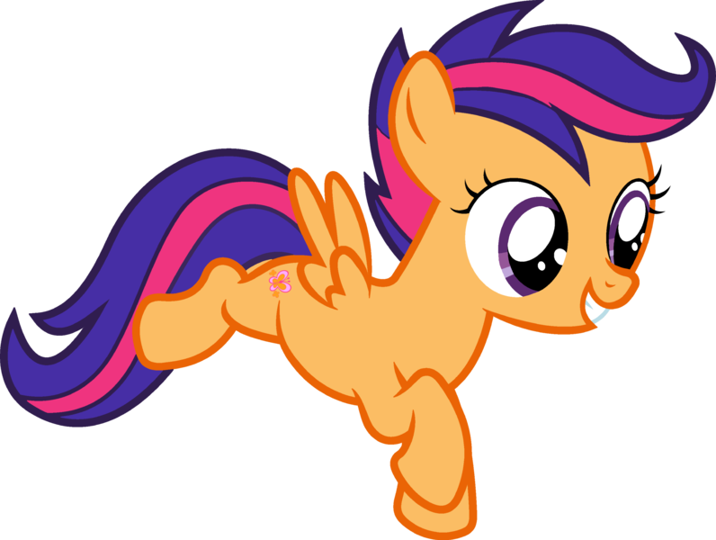 Size: 2992x2255 | Tagged: safe, artist:lizzmcclin, derpibooru import, scootaloo, scootaloo (g3), pegasus, pony, g3, female, filly, foal, g3 to g4, g4, generation leap, image, png, simple background, solo, transparent background