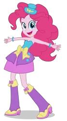 Size: 2083x3750 | Tagged: safe, artist:negasun, pinkie pie, equestria girls, equestria girls (movie), fall formal outfits, image, png, vector