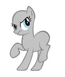 Size: 722x860 | Tagged: safe, artist:nei-bases, derpibooru import, oc, unofficial characters only, earth pony, pony, party of one, season 1, angry, bald, base, female, frown, g4, grumpy, image, mare, narrowed eyes, png, simple background, sneaky, white background