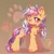 Size: 3636x3608 | Tagged: safe, artist:dedfriend, derpibooru import, oc, unofficial characters only, pony, unicorn, chest fluff, ear fluff, fluffy, hairband, horn, image, leg fluff, png, solo, unicorn oc