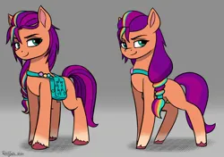 Size: 2048x1441 | Tagged: safe, artist:robsa990, derpibooru import, sunny starscout, pony, g5, female, image, jpeg, mare, solo, style comparison, unshorn fetlocks