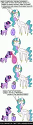 Size: 1000x3800 | Tagged: safe, artist:sneshpone, derpibooru import, princess celestia, spike, twilight sparkle, alicorn, dragon, pony, unicorn, baby, baby dragon, baby spike, crown, dialogue, egg, female, filly, filly twilight sparkle, frown, g4, happy, hatching, hoof shoes, image, jewelry, jpeg, magic, male, mare, open mouth, open smile, peytral, regalia, smiling, speech bubble, spike's egg, the implications are horrible, trio, unicorn twilight, younger