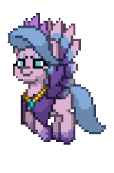 Size: 180x272 | Tagged: safe, derpibooru import, queen haven, pegasus, pony, pony town, g5, animated, crown, female, flying, gif, image, jewelry, mare, necklace, pixel art, regalia, simple background, sprite, transparent background