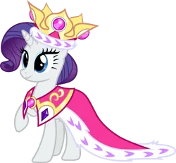 Size: 2702x2497 | Tagged: safe, artist:cloudy glow, derpibooru import, rarity, pony, unicorn, crown, female, g4, image, jewelry, png, regalia, royalty, simple background, solo, transparent background