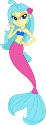 Size: 454x1222 | Tagged: safe, artist:fireluigi29, derpibooru import, princess skystar, mermaid, equestria girls, my little pony: the movie, belly button, bra, clothes, equestria girls-ified, female, freckles, hand on hip, image, jewelry, mermaidized, midriff, necklace, png, seashell bra, simple background, solo, species swap, transparent background, underwear, vector