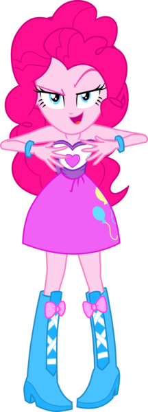 Size: 1502x4166 | Tagged: safe, artist:dustinwatsongkx, derpibooru import, pinkie pie, human, equestria girls, boots, breasts, clothes, female, g4, high heel boots, image, png, shoes, simple background, skirt, solo, transparent background