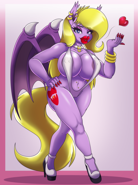 Size: 3600x4800 | Tagged: questionable, artist:pananovich, derpibooru import, oc, oc:flourish glade, unofficial characters only, anthro, bat pony, plantigrade anthro, pony, 3d, absolute cleavage, absurd resolution, areola, areola slip, bat pony oc, bat wings, belly button, belly piercing, bellyring, big breasts, big lips, bikini, bimbo, bimbo oc, breasts, cameltoe, cleavage, clothes, ear piercing, earring, erect nipples, female, hand on hip, high heels, image, jewelry, looking at you, mare, nipple outline, nipple piercing, nipples, nudity, piercing, png, shoes, sling bikini, solo, solo female, swimsuit, wings