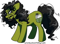 Size: 2523x1875 | Tagged: dead source, safe, artist:alex-heberling, derpibooru import, ponified, earth pony, pony, channel awesome, douchey mcnitpick, facial hair, glasses, image, male, nostalgia critic, png, simple background, solo, stallion, tgwtg, transparent background