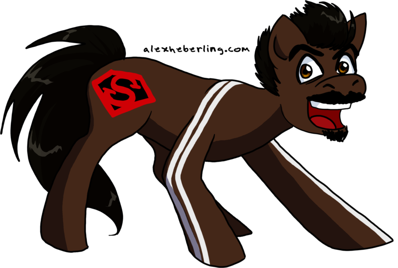 Size: 2580x1737 | Tagged: dead source, safe, artist:alex-heberling, derpibooru import, ponified, earth pony, pony, angry joe, channel awesome, image, looking at you, male, open mouth, png, simple background, smiling, solo, stallion, tgwtg, transparent background