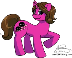 Size: 2452x1991 | Tagged: dead source, safe, artist:alex-heberling, derpibooru import, ponified, pony, unicorn, female, image, mare, marzgurl, png, raised hoof, simple background, smiling, solo, tgwtg, transparent background