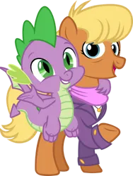 Size: 774x1032 | Tagged: safe, edit, editor:undeadponysoldier, ponerpics import, ponybooru import, vector edit, ms. harshwhinny, spike, dragon, earth pony, pony, clothes, cute, daaaaaaaaaaaw, female, happy, hug, image, male, mare, ms. cutewhinny, png, simple background, spikabetes, spikelove, transparent background, vector, winged spike