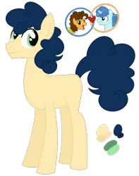 Size: 1298x1646 | Tagged: safe, artist:monochrome-sunsets, derpibooru import, cheese sandwich, party favor, oc, earth pony, pony, image, magical gay spawn, male, offspring, parent:cheese sandwich, parent:party favor, png, simple background, stallion, transparent background